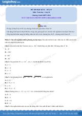 Đề thi học kì 2 Toán 10 - Đề số 9